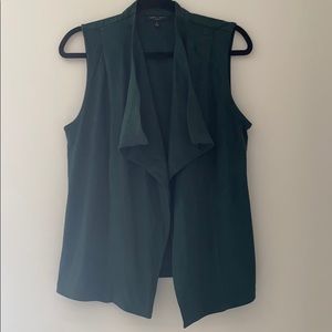 Faux Green Vest